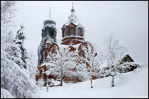 Вышегород. Церковь Михаила Архангела. Псковская область